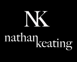 Image of "NK" or "Nathan Keating" Die-Cut Vinyl Sticker