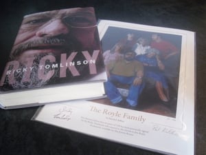 Image of Signed Ricky Tomlinson fine art print