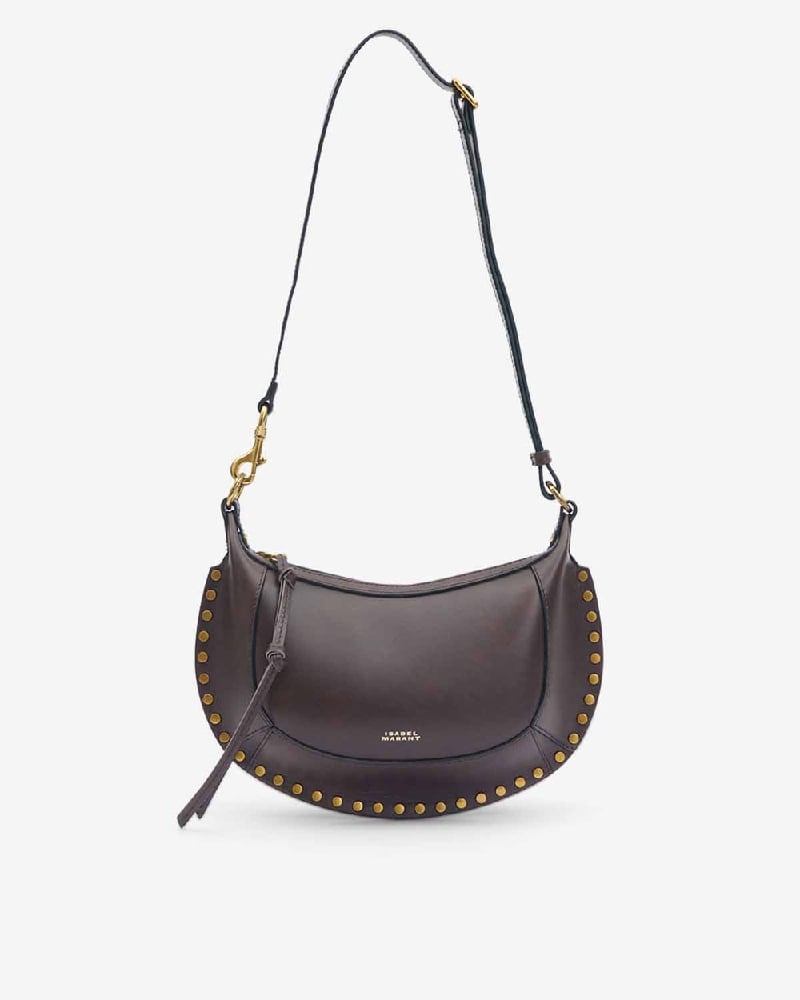 Image of ISABEL MARANT OSKAN MOON BAG CHOCOLATE