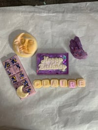 Personalised Celestial  Birthday Wax melt box 