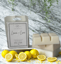 Image 1 of Green tea & lemongrass / lemon & lime clamshell wax melts 