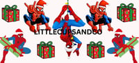 Spiderman Christmas tumbler 