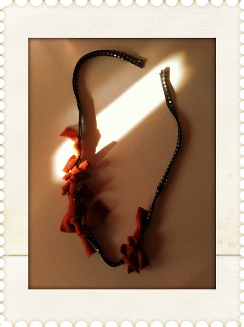 Image of twist & tie necklace