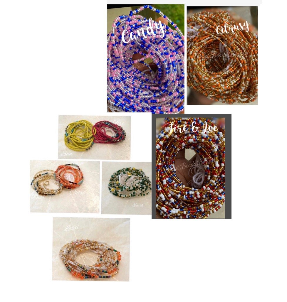 Mini Luxury Tie-On waist beads