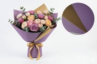 Double side color flower paper 