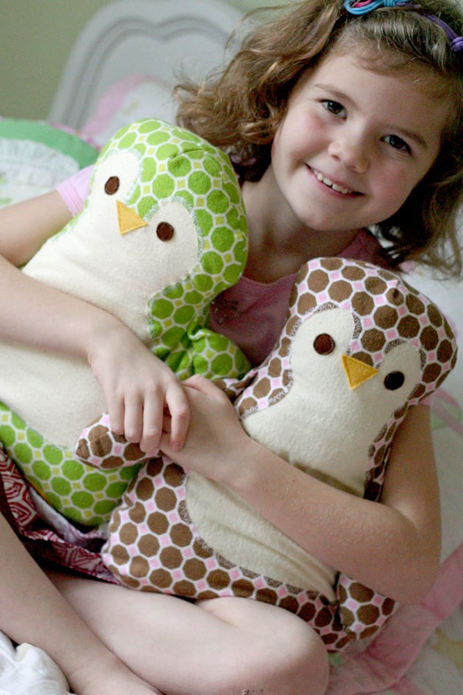 Image of Annie's Penguin Pillow PDF Sewing Pattern