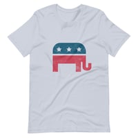 Image 4 of Republican Elephant Shirt, Retro Style, Republican Shirt, Distressed Unisex T-Shirt