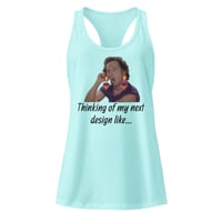 Image 10 of Next design fitted racerback tank top