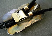 Image 4 of Bolo with coral, turquoise, shell and inlay Butterfly 🦋 