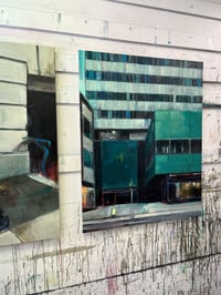 Image 4 of Painting / maleri / "København – Malerdrømme og tankestreger – Stoppestedet" / 80x100 cm