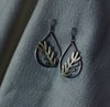 Leaf Teardrop Earrings