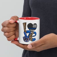 Image 4 of Love Police Officer Job, Mug with Color Inside