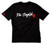 Black " Red Rose" Tee