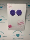 Rose earrings