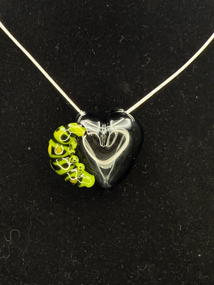 Image of Love Bug Heart Pendants 