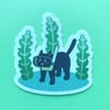 Scuba Cat Sticker