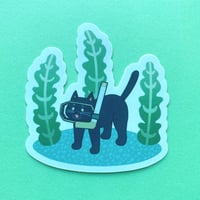 Image 1 of Scuba Cat Sticker