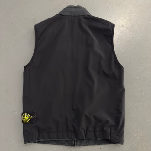 Image of AW 2017 Stone Island Soft Shell Gilet, size large.