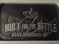 Image 14 of BUILT for the BATTLE -STAY ARMORED UP Hoodies 