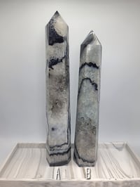 Image 2 of Black Sardonyx Agate Large Crystal Towers - 2 Styles