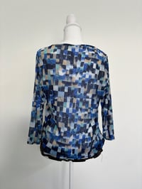 Image 3 of Vintage blue top // M