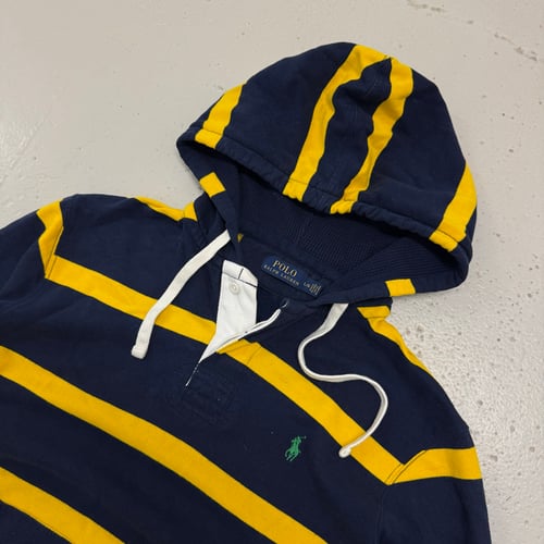 Image of Ralph Lauren 1/4 Button Up Hoodie, Size Large