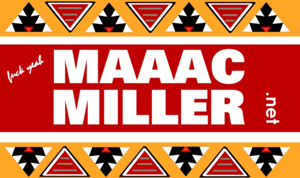 Image of 10 FYMM Stickers - Red/Yellow Tribal