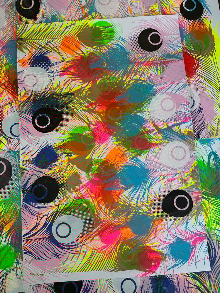 Affiche « PLUME DE PAON » 3