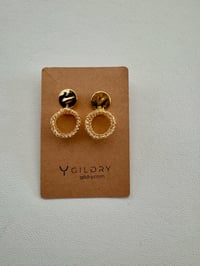 Image 1 of Gildry Crochet Circular Earring