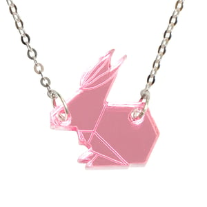 Image of Charmaine Pink Rabbit Necklace