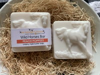 Image 1 of Wild Horses Creamy Butter Body Bar- Peach Poppies