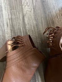 Image 2 of Nine West leather fringe bootie