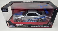 Image 2 of "Fast and Furious" Brian's Nissan Skyline GT-R Scale 1:32 -- AUTOGRAPHED 