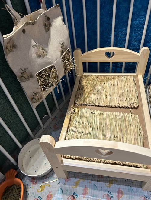 Image of Handmade Hanging Hay Bag