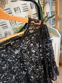 Image 2 of boho lace black top