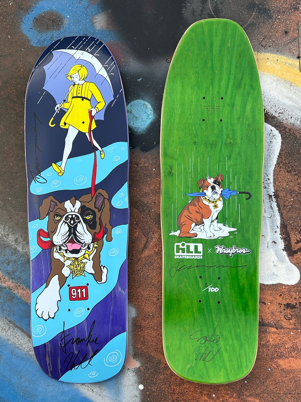 Frankie Hill x Jeremy Wray collab deck