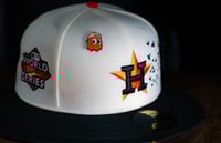 Image 6 of New Era 59Fifty “Bat Colony”  *Pin Included 