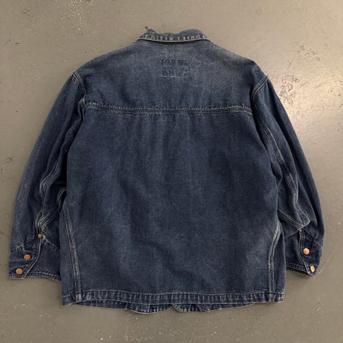 Image of 1980s Best Company Denim Chore Jacket, size large