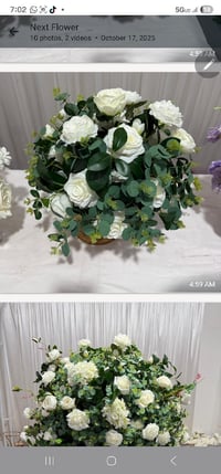 Image 1 of Small flower balls 30 cm and 35 cm