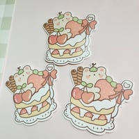 Image 2 of Bear cake sticker