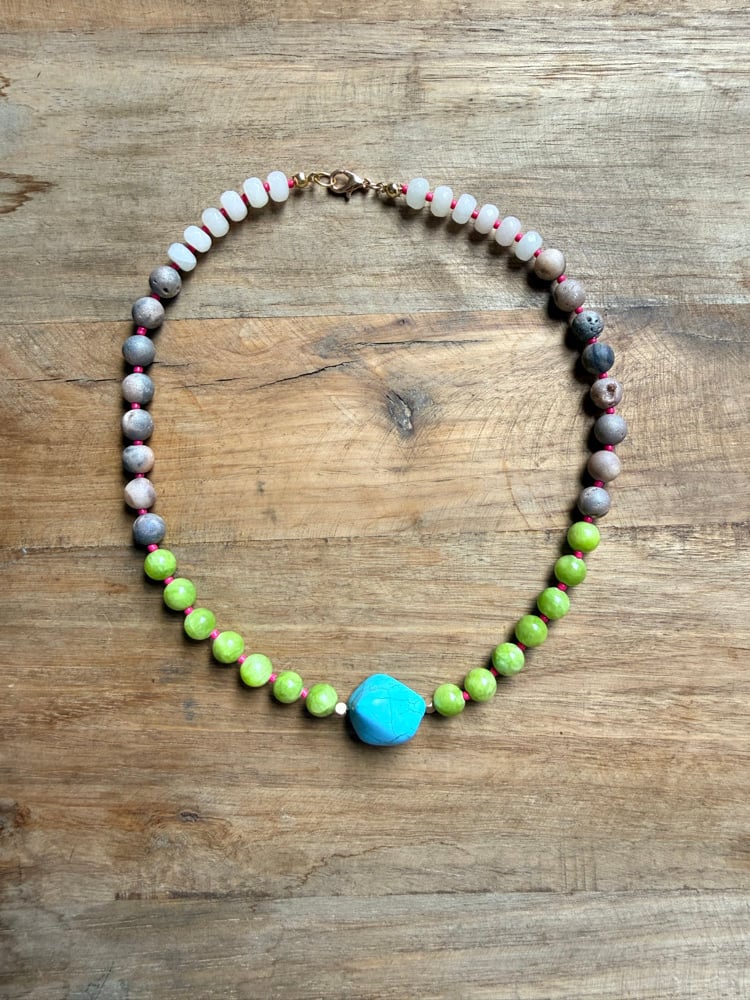 Image of Lime Stone Necklace