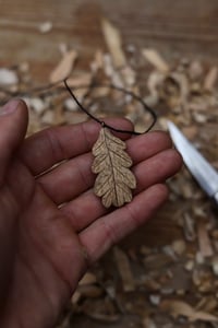 Image 2 of Oak leaf pendant 