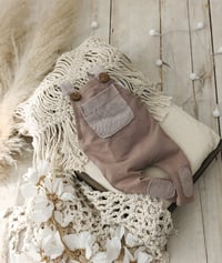 Image 1 of Newborn romper for photo shoots | Dylan | cocoa brown