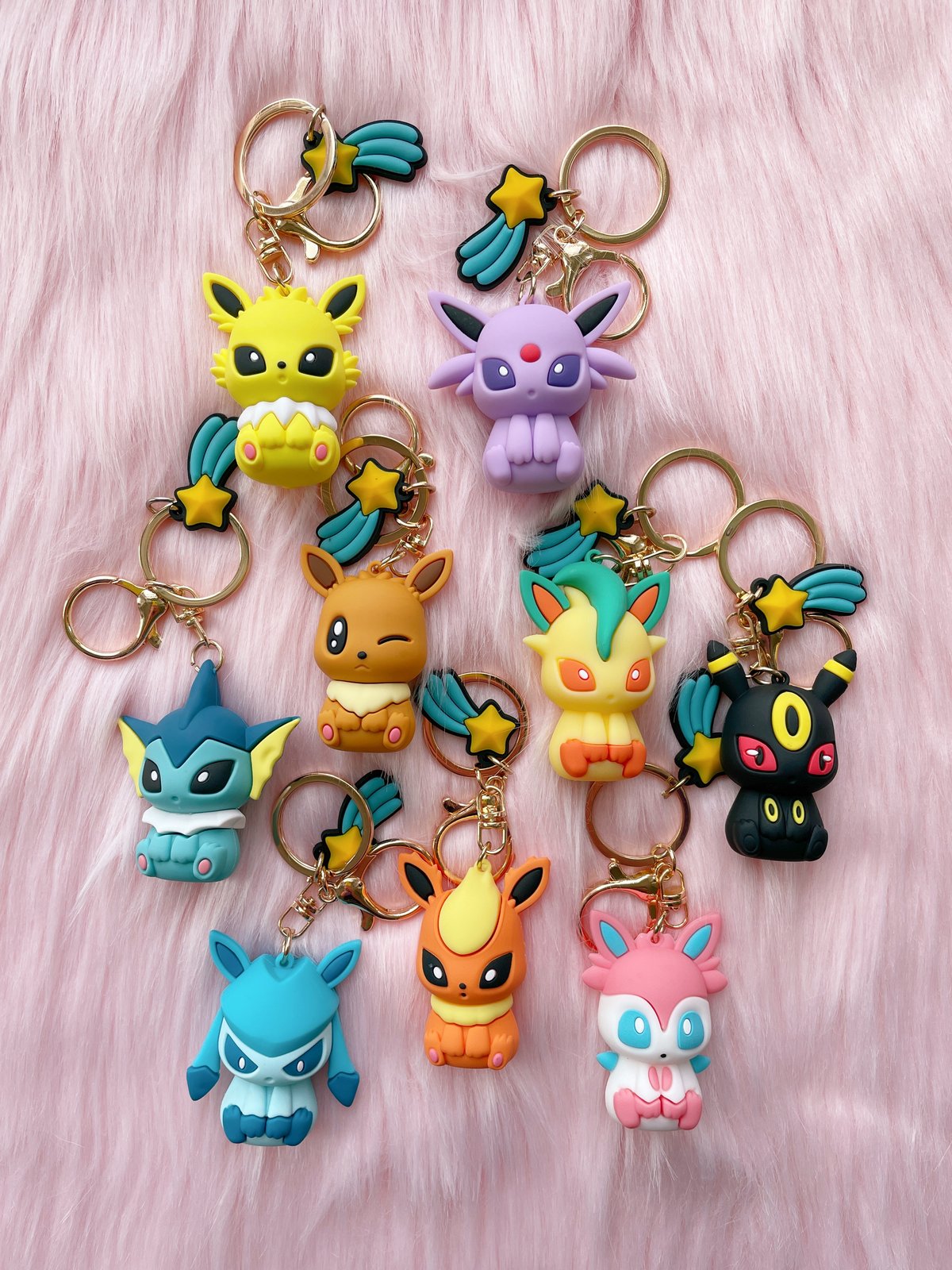 Eeveelutions Keychains [Ready to Ship] | Sour Attitude Club