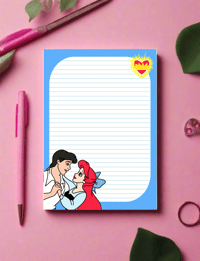 Image 2 of Ariel & Eric Notepad