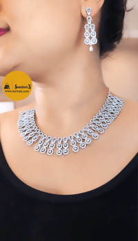 Image 2 of Rebecca White-Stunning Australian Diamond Necklace Set
