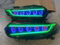 Image 3 of Honda Accord 2018-2022 5 Gem Rgb Hex Style Headlight