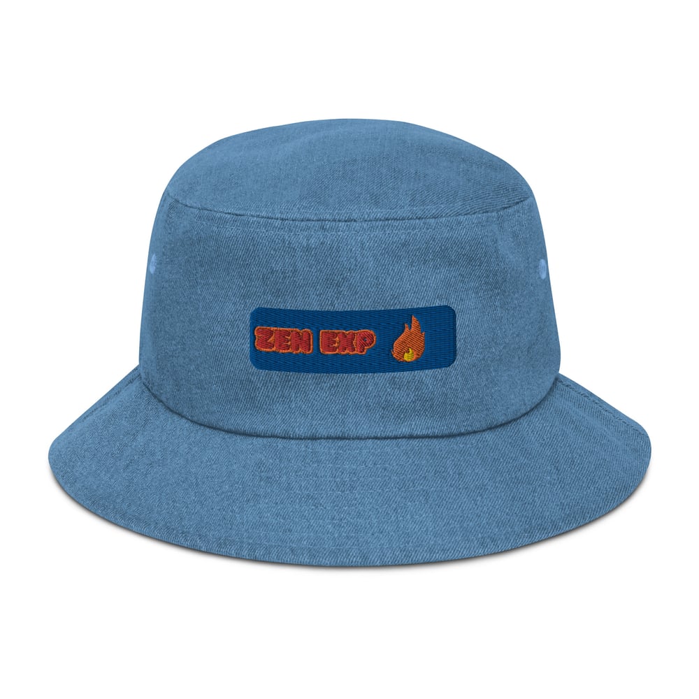 ZEN EXP - Flaming Denim bucket hat