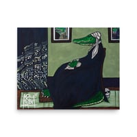 Image 1 of “Whistler’s gator” matte fine art print 