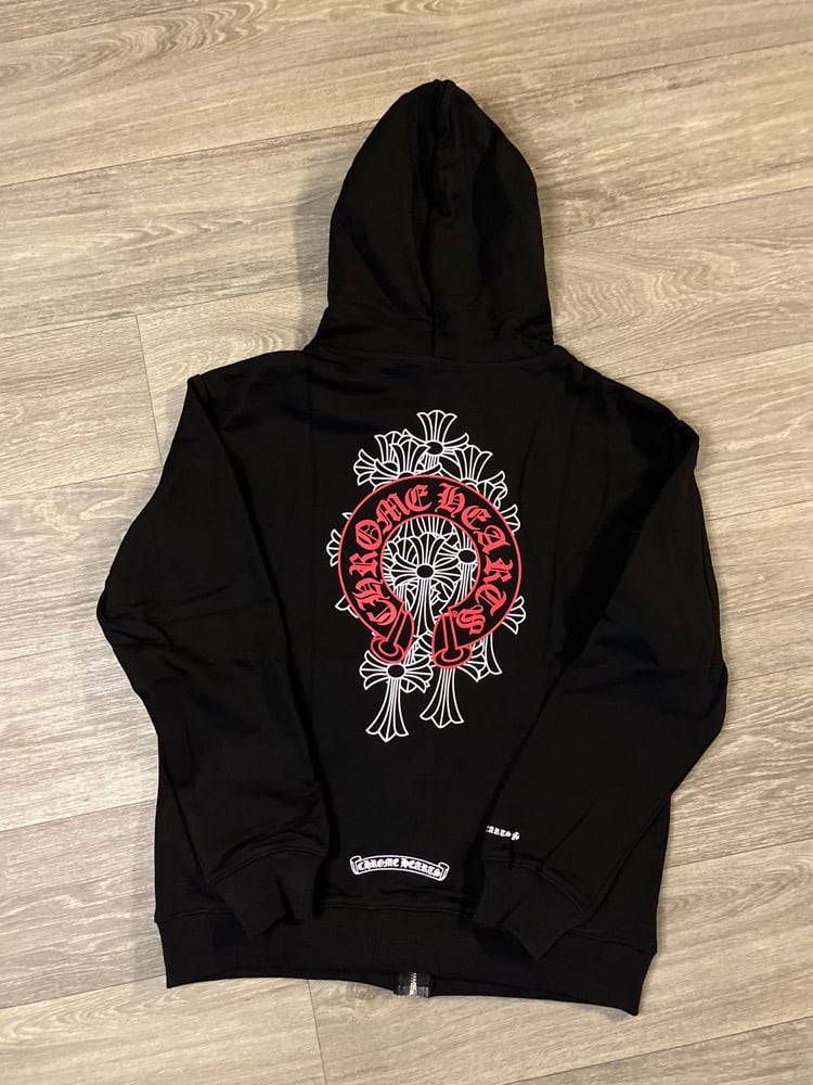 Image of Chrome Hrts Zip Up Jacket